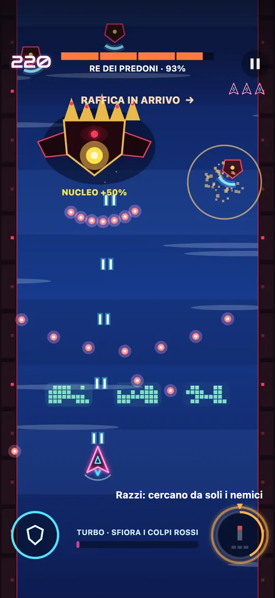Game screenshot: The Raider King, on Neptune