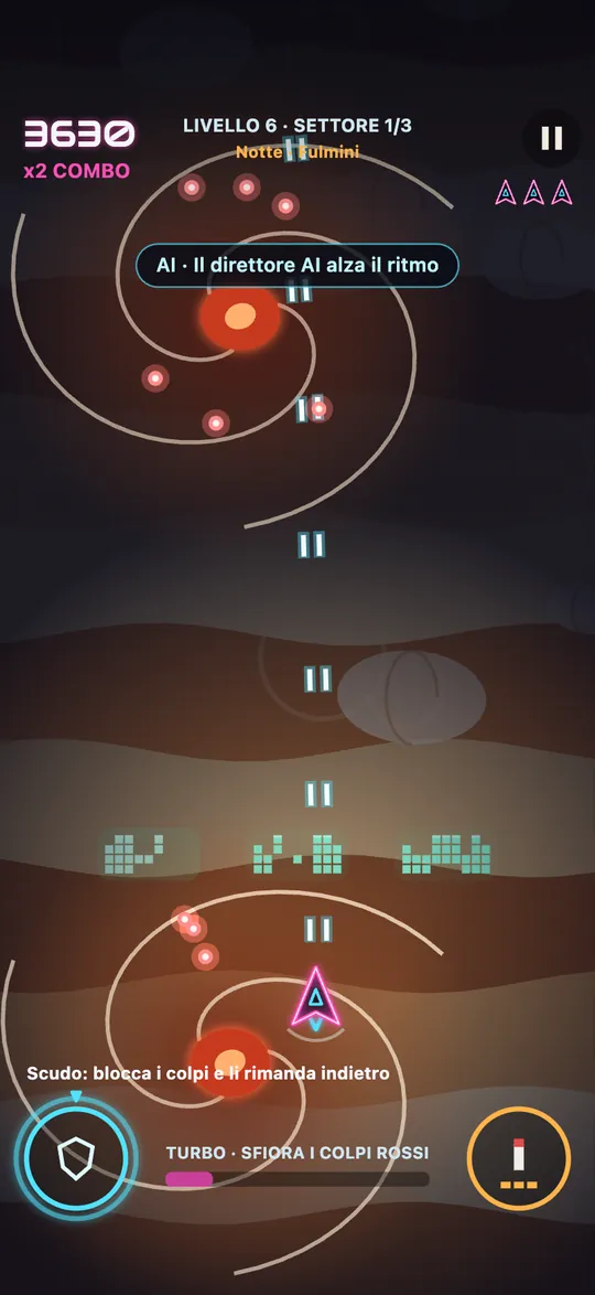 Game screenshot: Jupiter: night and lightning